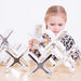 TTS Metallic Silver Stacking Crosses 12pk  hi\-res