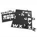 Black Gloss Card Display Letters 310pk  hi\-res
