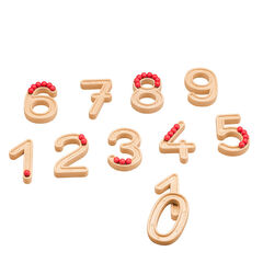 Set of RE-Wood® Numbers 1-10 with 60 Tracking Balls  hi-res