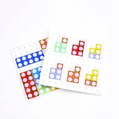 Numicon Number Bond Baseboard Overlays 6pk  Numicon Number Bond Baseboard Overlays 6pk  hi-res