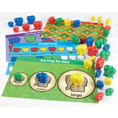 Elephant Counters and Activity Cards 40pcs  hi-res