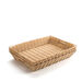 Faux Plastic Wicker Storage Baskets \- Shallow Single  hi\-res