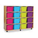 Mobile Tray Storage Unit With 16 Deep Trays  hi\-res
