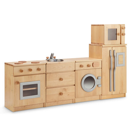 Hardwood Role Play Kitchen Units  hi\-res
