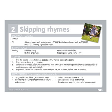 TTS Get on your Feet \- Outdoor Literacy Activities  hi\-res