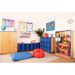 Accento 18 Shallow Trays Storage Unit Blue  hi\-res