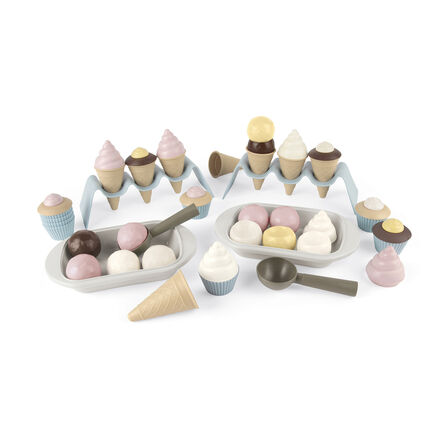 Dantoy BIO Cupcake \x26 Ice Cream Role Play Set 52pk  hi\-res