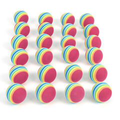 Rainbow Foam Balls 4.8cm 24pk  Rainbow Foam Balls 4.8cm 24pk  hi-res