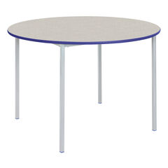 Fully Welded Table Coloured Edge Circular  Fully Welded Table Coloured Edge Circular  hi-res