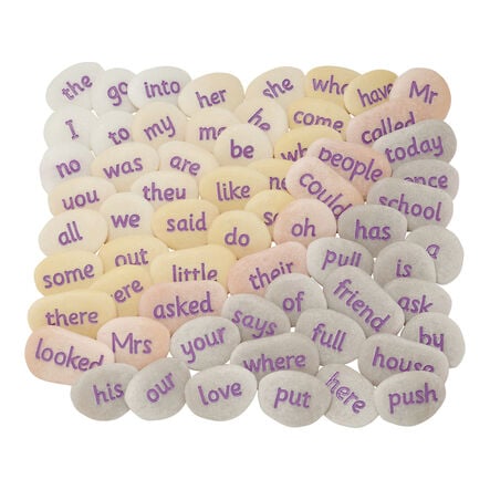 Tricky Word Pebbles \- Set 1 63pk  hi\-res