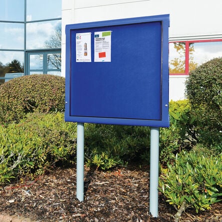 WeatherShield Display W\/ Sunken Posts  hi\-res