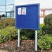 WeatherShield Display W\/ Sunken Posts  hi\-res