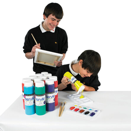 Daler\-Rowney Non\-Spill Top Acrylic Paints 500ml 12pk  hi\-res