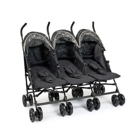 RABO Three\-Seater Stroller with Rain Cover  hi\-res