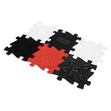 Happy Feet Black and White Sensory Play Mats 6pk  hi\-res