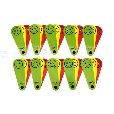 Emotion Traffic Light Fans 10pk  hi\-res