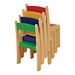 Solid Beech Stackable Chairs  hi\-res