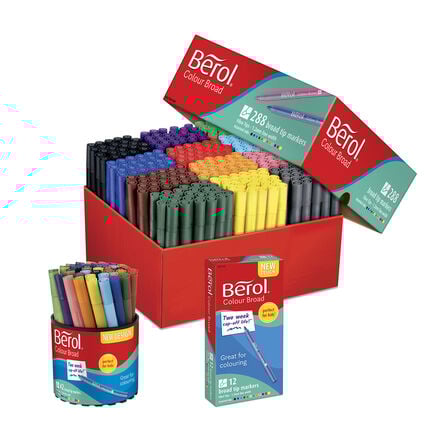 Berol® Colour Broad Pens Assorted  hi\-res