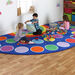 Rainbow Placement Rugs Semi\-Circle W2 x L4m  hi\-res
