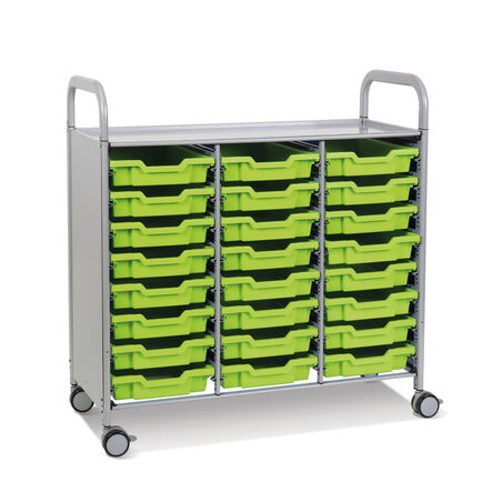 Callero Tray Trolley 24 Shallow Trays  hi\-res