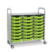 Callero Tray Trolley 24 Shallow Trays  hi\-res