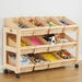 Tilted Wicker Basket Tidy With 12 Baskets  hi\-res
