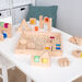 Wooden Building Blocks and Acrylic Gems in Tray  hi\-res