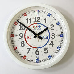 Minutes Past and To Classroom Clock Diam 35cm  Minutes Past and To Classroom Clock Diam 35cm  hi-res
