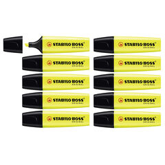 STABILO Chisel Tip Highlighters 10pk  STABILO Chisel Tip Highlighters 10pk  hi-res