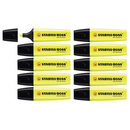 STABILO Chisel Tip Highlighters 10pk  hi\-res