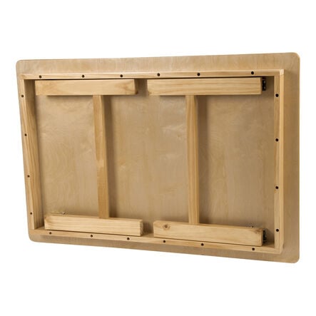 Natural Wooden Folding Early Years Table  hi\-res