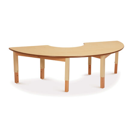 Semi Circular Height Adjustable Table  hi\-res