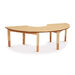 Semi Circular Height Adjustable Table  hi\-res