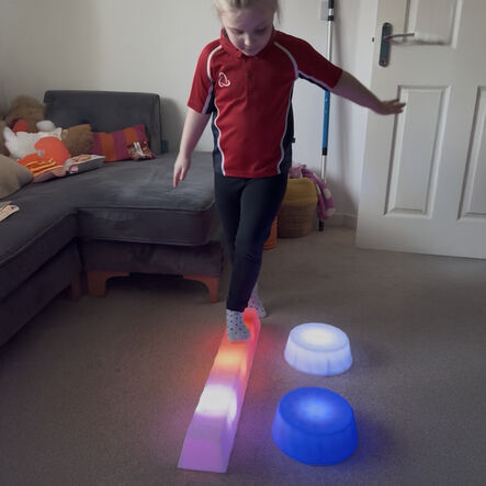 Light\-Up Sensory Balance Beam  hi\-res