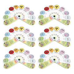 Emotion Faces Fan 6pk  hi-res