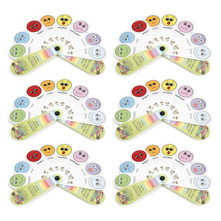 Emotion Faces Fan 6pk  hi\-res