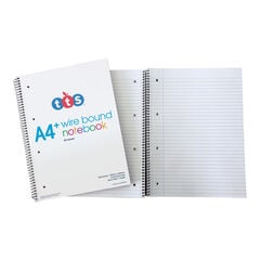 TTS Spiral Bound Note Pads 5pk A4  TTS Spiral Bound Note Pads 5pk A4  hi-res