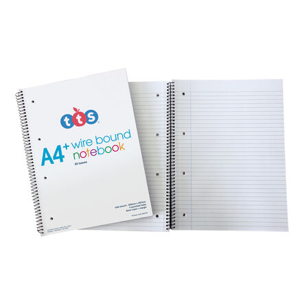 TTS Spiral Bound Note Pads 5pk A4  hi\-res
