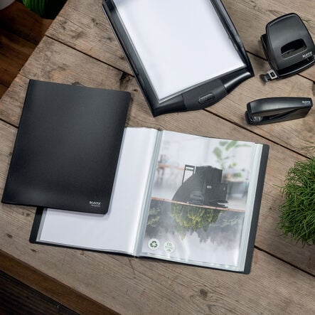 Leitz Recycle Black PP Display Book A4  hi\-res
