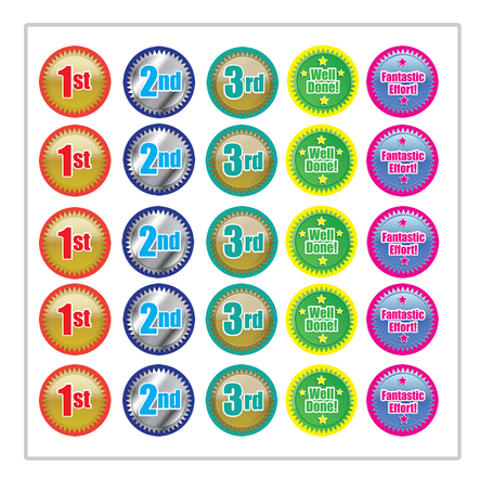 Sports Day Stickers 185pk  hi\-res