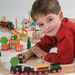 Large Small World Wooden Train Set 100pcs  hi\-res