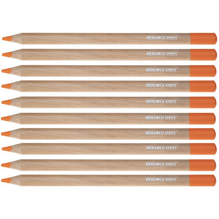 edugreen ECO Triangular Colouring Pencils 10pk  hi\-res