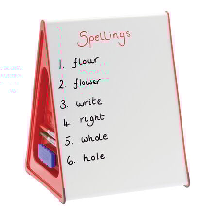 Wedge Tabletop Magnetic Portable Whiteboard  hi\-res