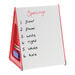 Wedge Tabletop Magnetic Portable Whiteboard  hi\-res