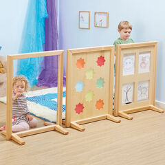 Wooden Activity Screen Room Dividers 3pk  Wooden Activity Screen Room Dividers 3pk  hi-res