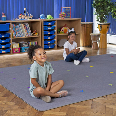 Essentials Rainbow Stars Carpet 3m x 2m  hi\-res