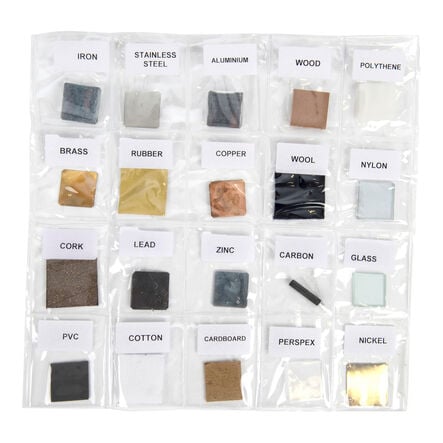 Magnetic and Non Magnetic Materials Samples 20pk  hi\-res