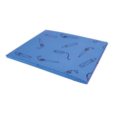 Blue Plastic Table Cover 1.5x1.5m  hi\-res