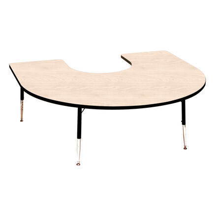 Height Adjustable Horseshoe Classroom Table  hi\-res