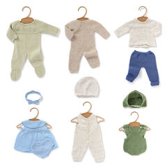 Miniland Doll Clothing Bundle 38cm 6pk  Miniland Doll Clothing Bundle 38cm 6pk  hi-res